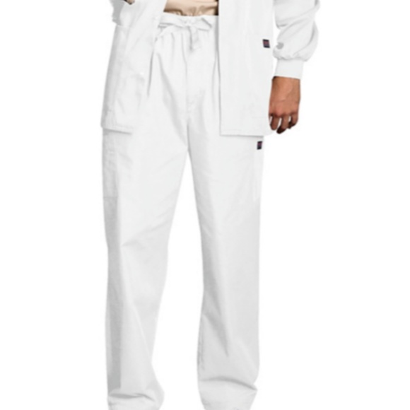 Cherokee Other - NWT Men's Cherokee Cargo Scrub Pant White